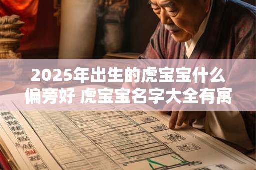2025年出生的虎宝宝什么偏旁好 虎宝宝名字大全有寓意