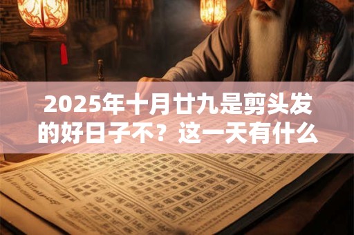 2025年十月廿九是剪头发的好日子不?这一天有什么忌讳 2025年十月廿九是剪头发的好日子不?这一天有什么忌讳