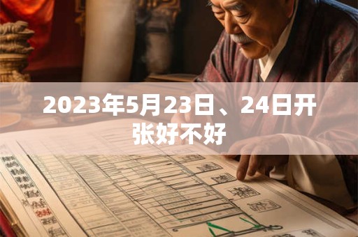 2023年5月23日、24日开张好不好