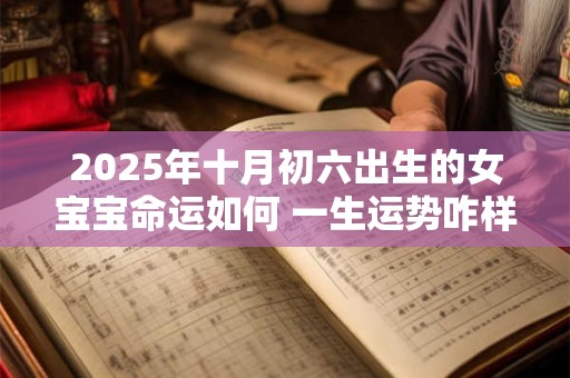 2025年十月初六出生的女宝宝命运如何 一生运势咋样