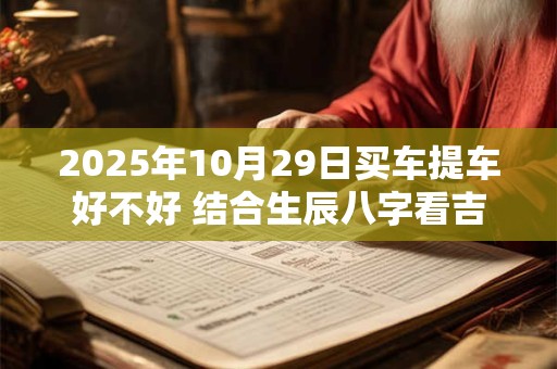 2025年10月29日买车提车好不好 结合生辰八字看吉日