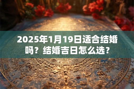 2025年1月19日适合结婚吗？结婚吉日怎么选？