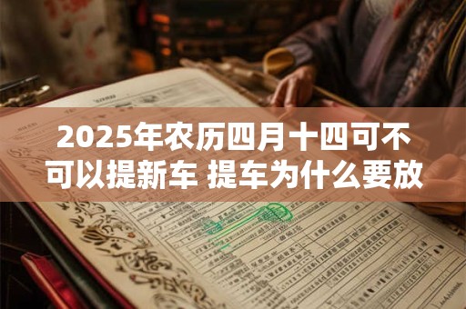 2025年农历四月十四可不可以提新车 提车为什么要放苹果 2025年农历四月十四可不可以提新车 提车为什么要放苹果