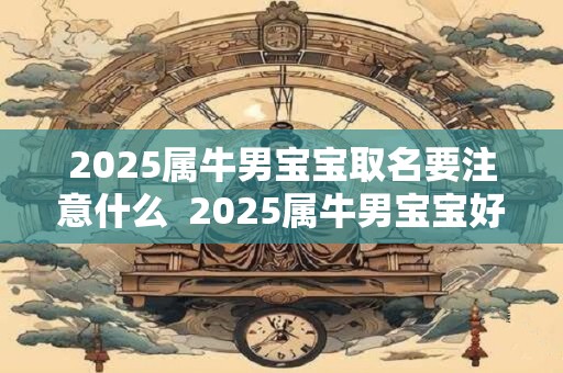 2025属牛男宝宝取名要注意什么  2025属牛男宝宝好听的名字