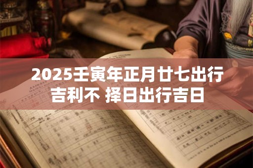 2025壬寅年正月廿七出行吉利不 择日出行吉日