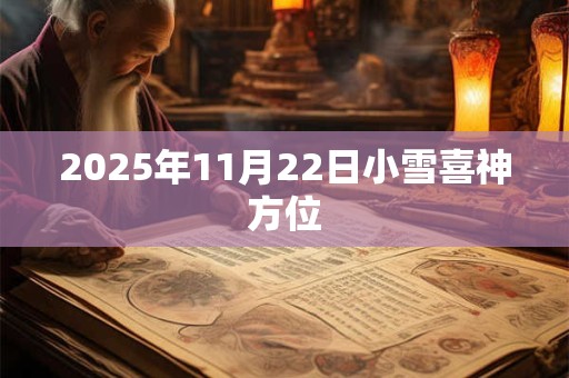 2025年11月22日小雪喜神方位 2025年11月22日小雪喜神方位