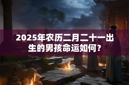2025年农历二月二十一出生的男孩命运如何？