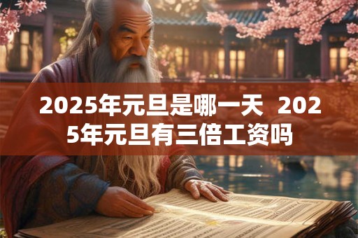 2025年元旦是哪一天  2025年元旦有三倍工资吗