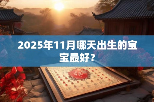 2025年11月哪天出生的宝宝最好？