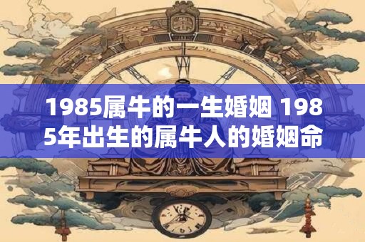 1985属牛的一生婚姻 1985年出生的属牛人的婚姻命运如何