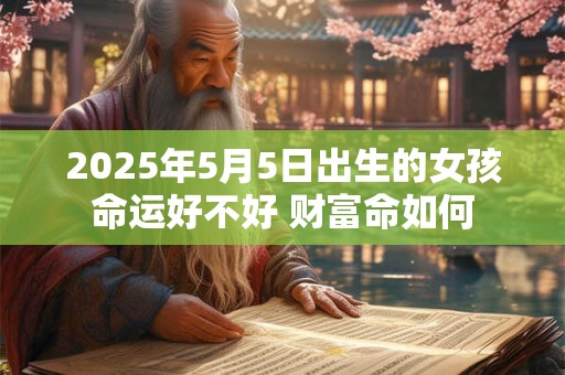 2025年5月5日出生的女孩命运好不好 财富命如何