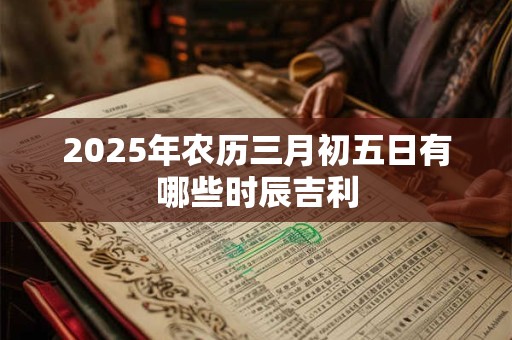 2025年农历三月初五日有哪些时辰吉利 2025年农历三月初五日有哪些时辰吉利