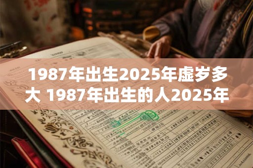1987年出生2025年虚岁多大 1987年出生的人2025年虚岁几岁