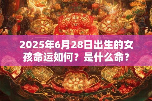 2025年6月28日出生的女孩命运如何？是什么命？