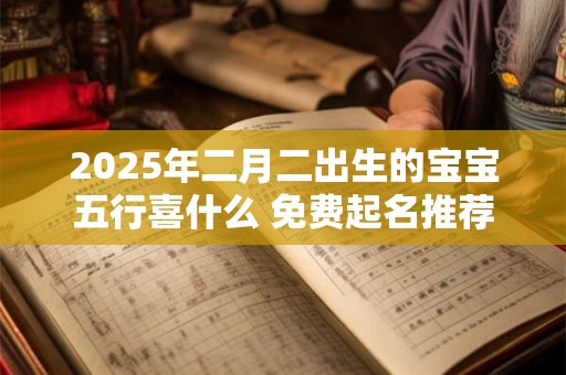 2025年二月二出生的宝宝五行喜什么 免费起名推荐 2025年二月二出生的宝宝五行喜什么 免费起名推荐
