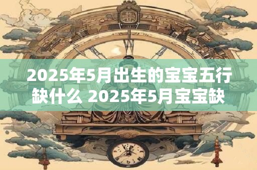 2025年5月出生的宝宝五行缺什么 2025年5月宝宝缺乏哪种五行属性