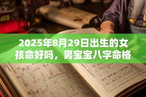 2025年8月29日出生的女孩命好吗，男宝宝八字命格