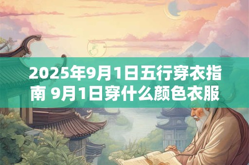 2025年9月1日五行穿衣指南 9月1日穿什么颜色衣服 2025年9月1日五行穿衣指南 9月1日穿什么颜色衣服