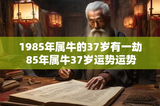 1985年属牛的37岁有一劫 85年属牛37岁运势运势