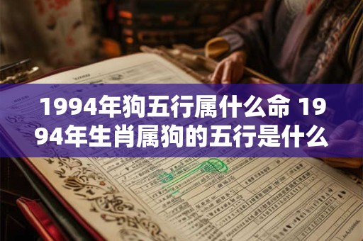 1994年狗五行属什么命 1994年生肖属狗的五行是什么