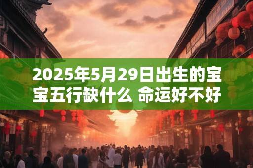 2025年5月29日出生的宝宝五行缺什么 命运好不好