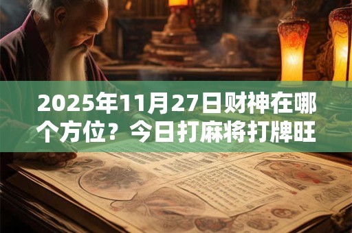 2025年11月27日财神在哪个方位?今日打麻将打牌旺运方位 2025年11月27日财神在哪个方位?今日打麻将打牌旺运方位