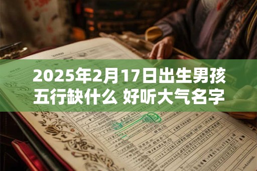 2025年2月17日出生男孩五行缺什么 好听大气名字