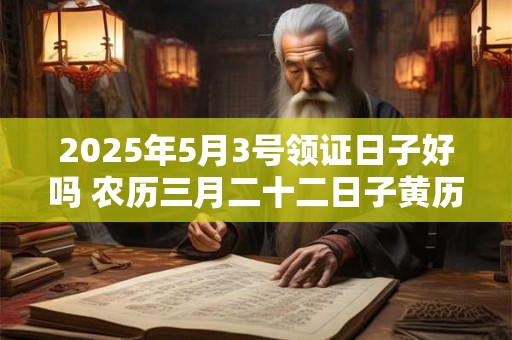 2025年5月3号领证日子好吗 农历三月二十二日子黄历