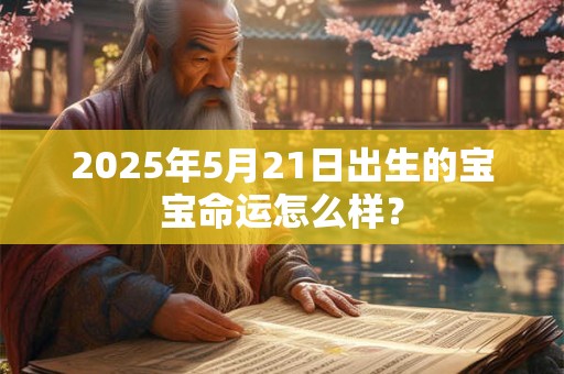2025年5月21日出生的宝宝命运怎么样？
