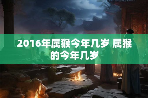 2016年属猴今年几岁 属猴的今年几岁