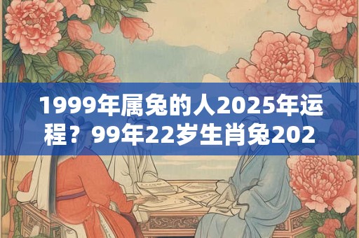 1999年属兔的人2025年运程？99年22岁生肖兔2025年运势