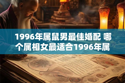 1996年属鼠男最佳婚配 哪个属相女最适合1996年属鼠男婚配