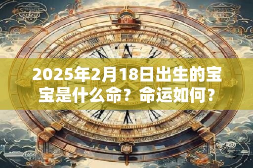 2025年2月18日出生的宝宝是什么命？命运如何？