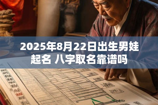 2025年8月22日出生男娃起名 八字取名靠谱吗
