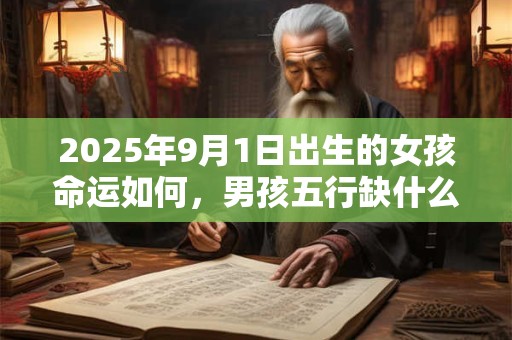 2025年9月1日出生的女孩命运如何，男孩五行缺什么
