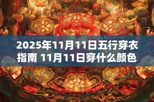 2026年11月11日五行穿衣指南 11月11日穿什么颜色衣服