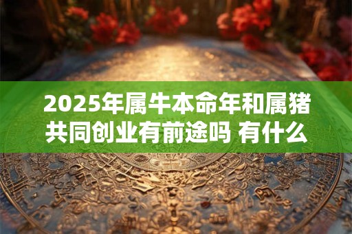 2025年属牛本命年和属猪共同创业有前途吗 有什么说法