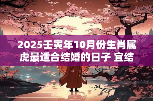 2025壬寅年10月份生肖属虎最适合结婚的日子 宜结婚大吉日
