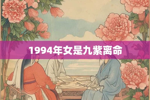 1994年女是九紫离命