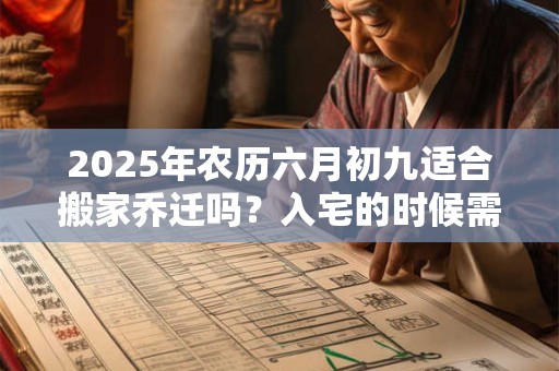2025年农历六月初九适合搬家乔迁吗？入宅的时候需要开灶吗？