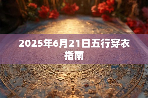 2025年6月21日五行穿衣指南 2025年6月21日五行穿衣指南