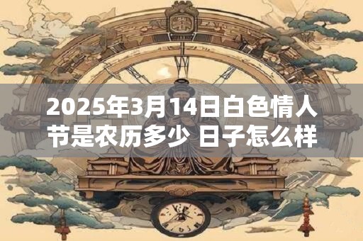 2026年3月14日白色情人节是农历多少 日子怎么样 2026年3月14日白色情人节是农历多少 日子怎么样