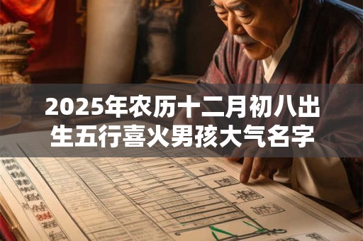 2025年农历十二月初八出生五行喜火男孩大气名字