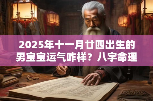 2025年十一月廿四出生的男宝宝运气咋样？八字命理详解