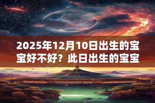 2025年12月10日出生的宝宝好不好？此日出生的宝宝性格