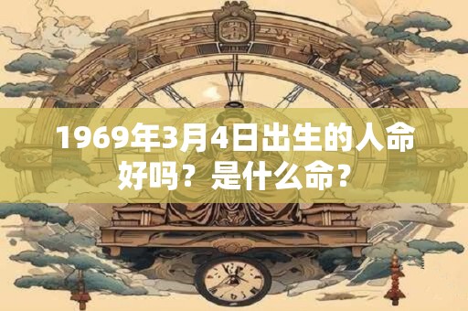 1969年3月4日出生的人命好吗？是什么命？