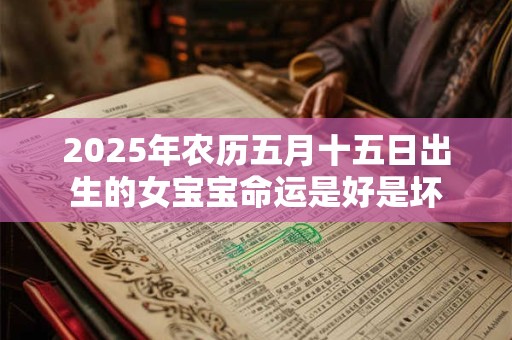 2025年农历五月十五日出生的女宝宝命运是好是坏