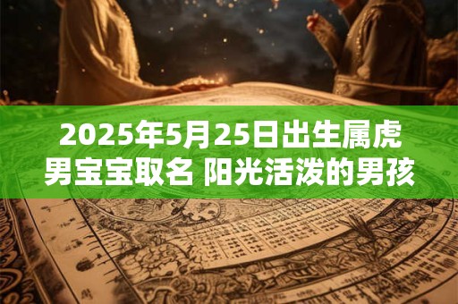 2025年5月25日出生属虎男宝宝取名 阳光活泼的男孩名字
