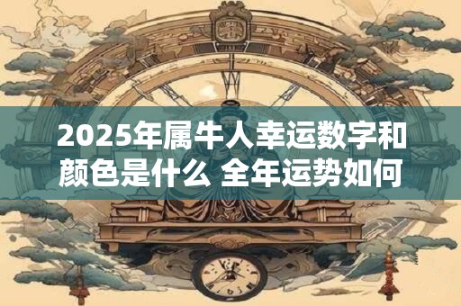 2025年属牛人幸运数字和颜色是什么 全年运势如何