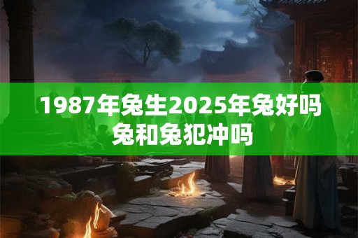 1987年兔生2025年兔好吗 兔和兔犯冲吗